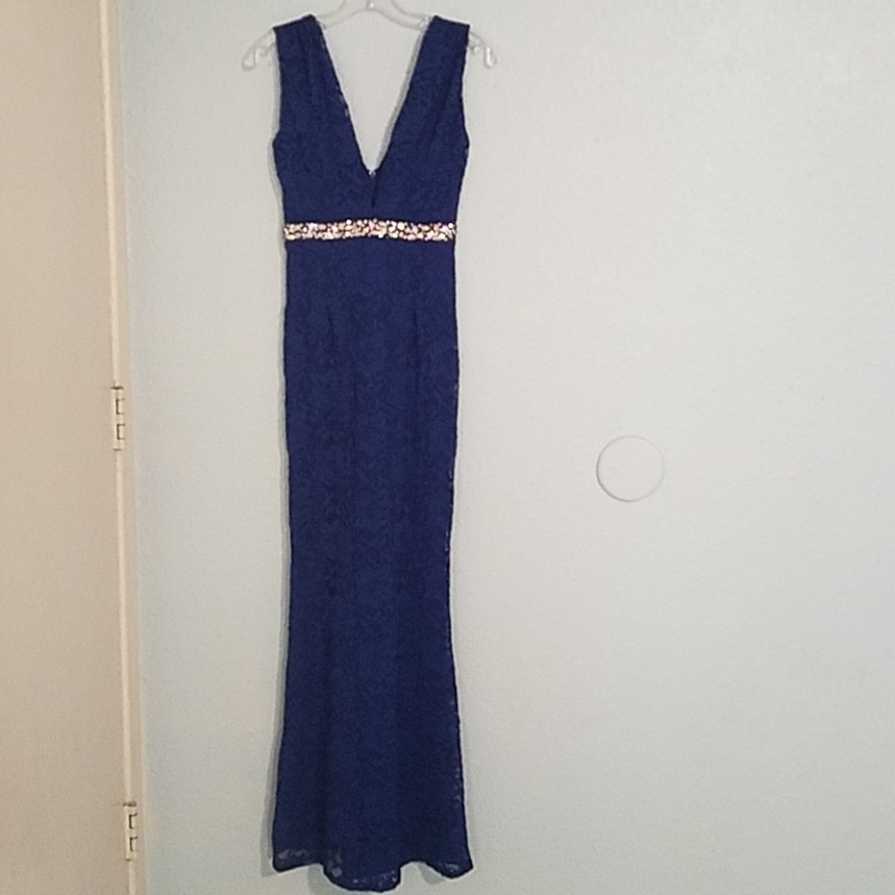 💌💌SOLD💌💌 Blue lace formal gown